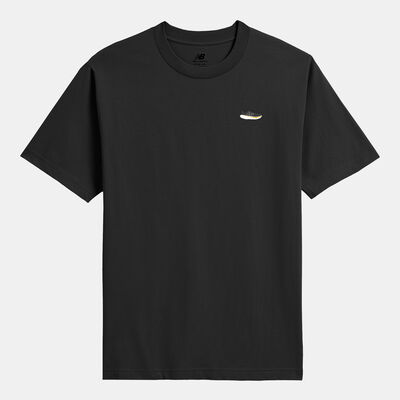New Balance Men's Athletics 1080 Print Running T-Shirt Black