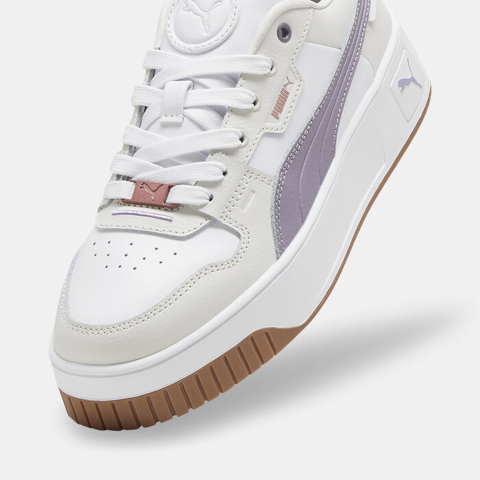 PUMA Women's Carina Street Lux Shoes White PUMA Women's Carina Street Lux Shoes White image number 4
