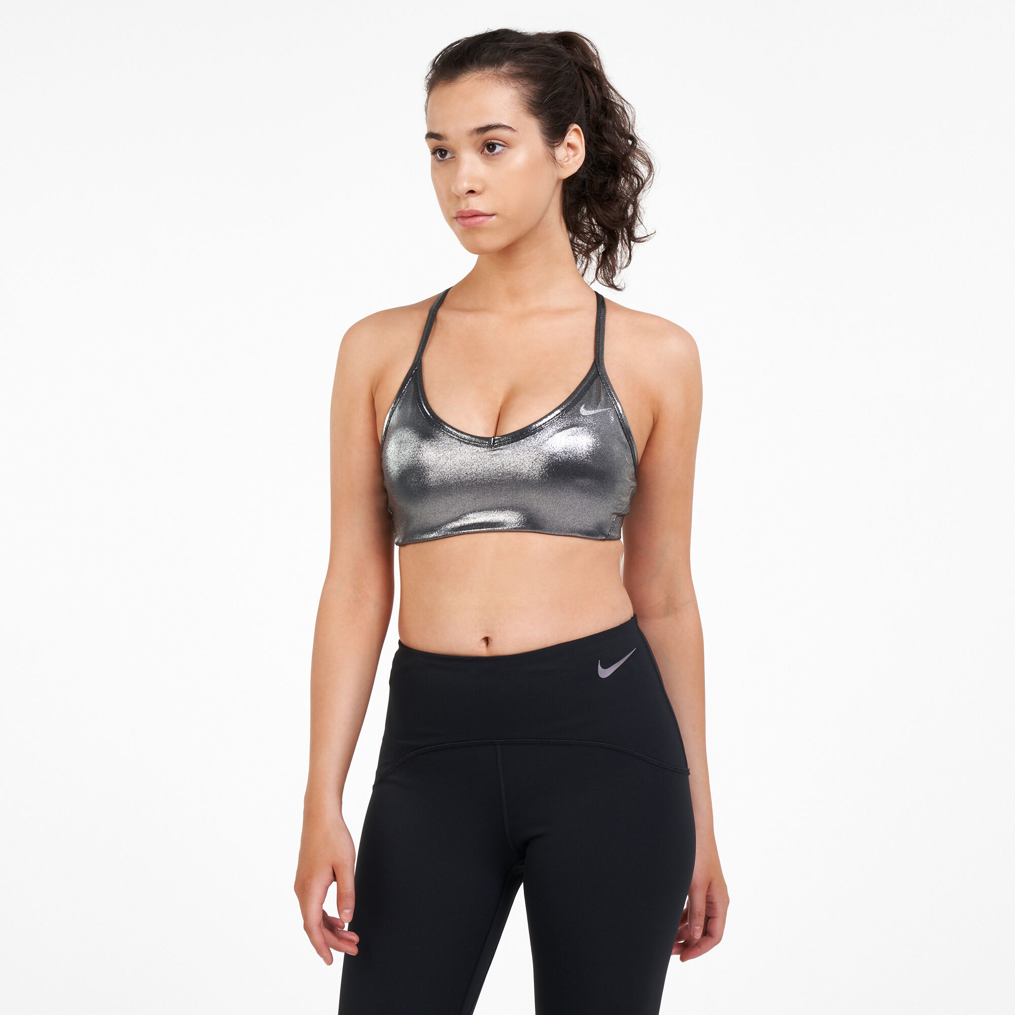 Buy Nike Women s Indy Icon Clash Shimmer Sports Bra Black in KSA SSS