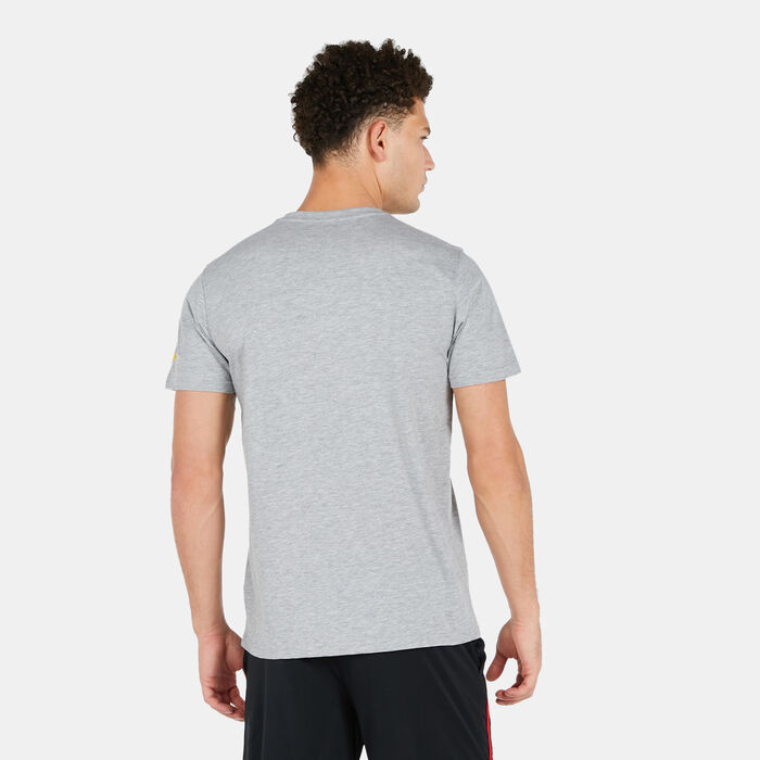 New Era Men's NBA Golden State Warriors T-Shirt Grey New Era Men's NBA Golden State Warriors T-Shirt Grey image number 1