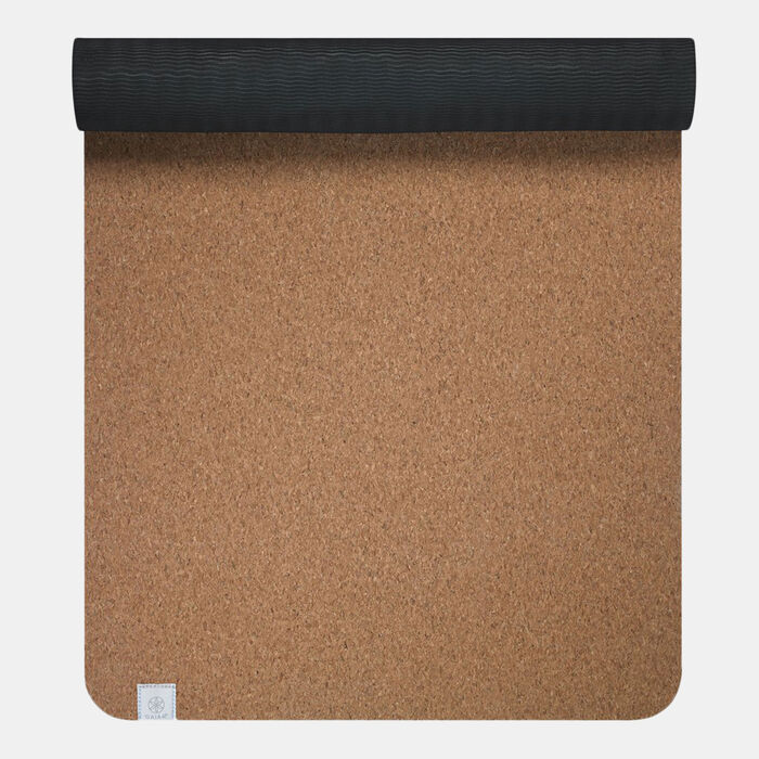 Gaiam Performance Cork Yoga Mat (5mm) Brown Gaiam Performance Cork Yoga Mat (5mm) Brown image number 0