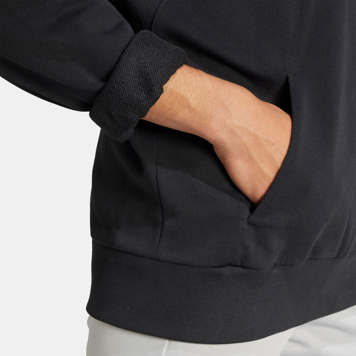 adidas Men's Bloom Sky Printed Hoodie Black image number 4