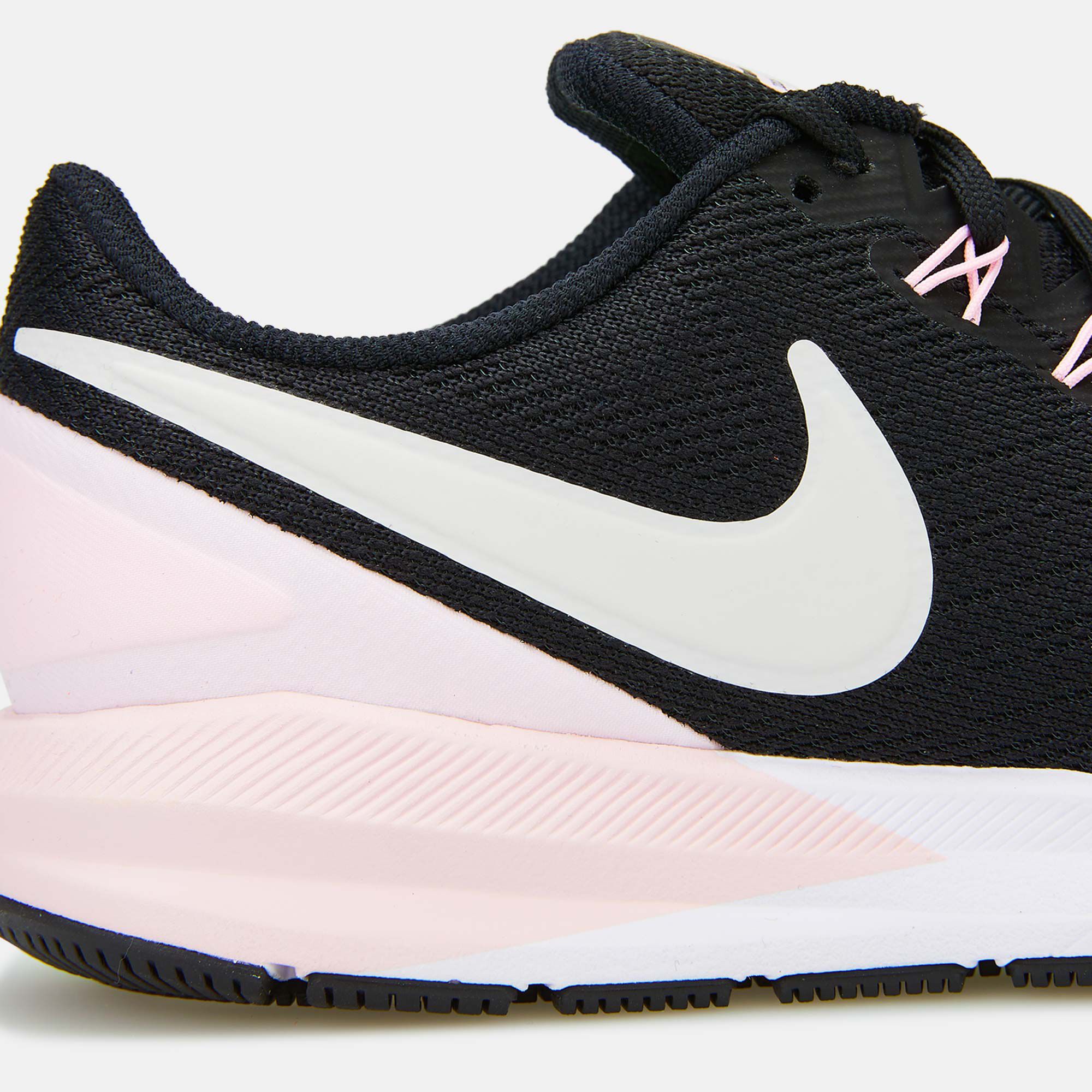 Nike air zoom structure 22 women's running shoes black / pink sales