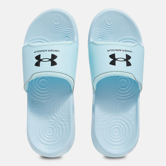 Under Armour Women's Ignite Select Slides Blue Under Armour Women's Ignite Select Slides Blue image number 4