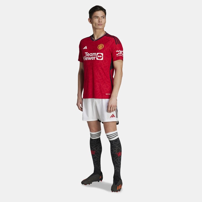 adidas Men's Manchester United Home Official Jersey - 2023/24 Red adidas Men's Manchester United Home Official Jersey - 2023/24 Red image number 2