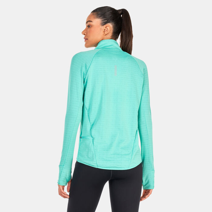Nike Women's Therma-FIT Element Sweatshirt Green image number 1