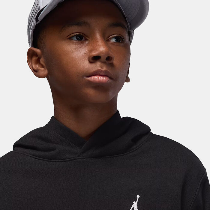 Nike Kids' Brooklyn Fleece Hoodie Black Nike Kids' Brooklyn Fleece Hoodie Black image number 3