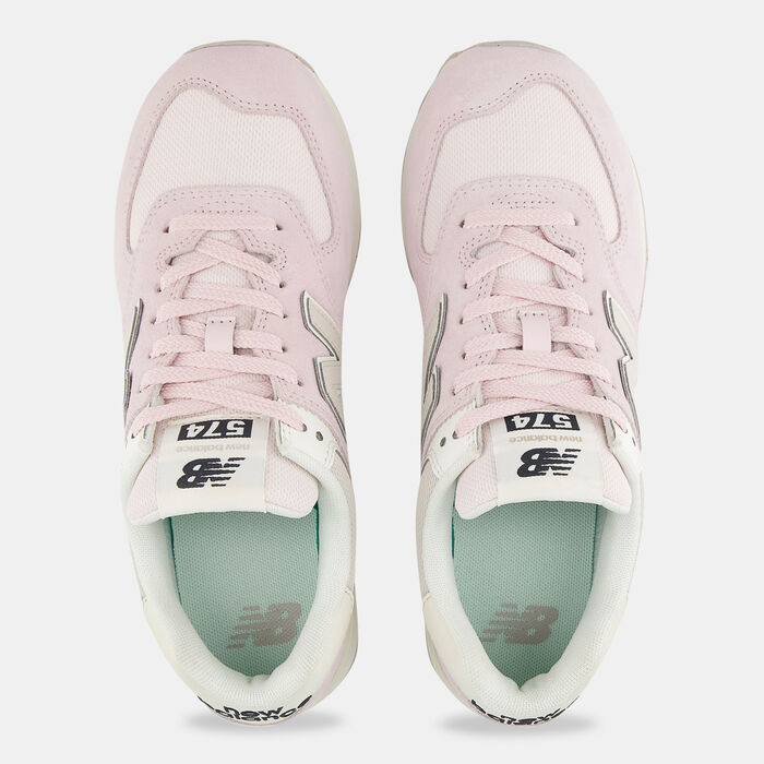 New Balance Women's 574 Shoes Pink image number 4