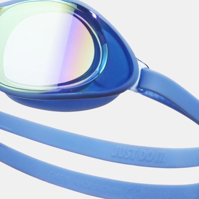 Nike Swim Men's Expanse Mirrored Swimming Goggles Blue image number 1
