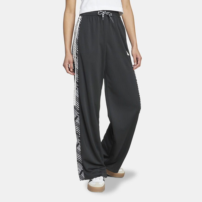 adidas Women's Emerging Harmony Wide Track Pants White adidas Women's Emerging Harmony Wide Track Pants White image number 2