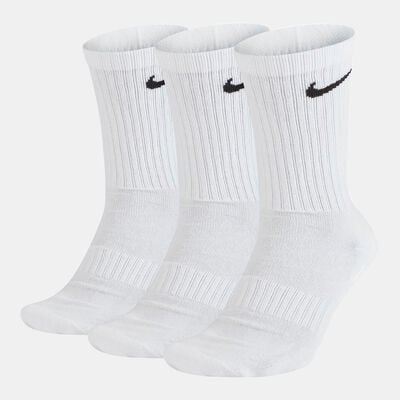 Nike Everyday Cushion Crew Socks (3 Pack) White Nike Everyday Cushion Crew Socks (3 Pack) White