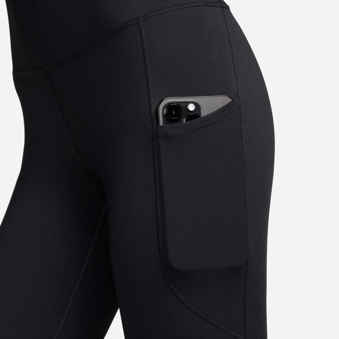 Nike Women's One Dri-FIT 7/8 Training Leggings Black Nike Women's One Dri-FIT 7/8 Training Leggings Black image number 6
