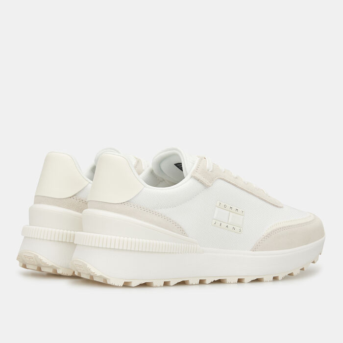 Tommy Hilfiger Women's Recycled Textile Cleat Runner Shoes Beige Tommy Hilfiger Women's Recycled Textile Cleat Runner Shoes Beige image number 2