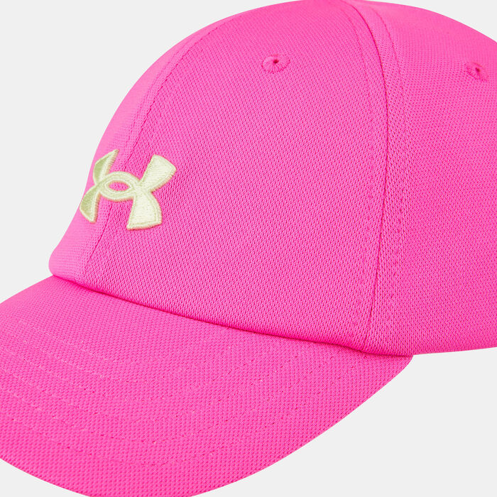 Under Armour Kids' UA Blitzing Adjustable Cap Pink Under Armour Kids' UA Blitzing Adjustable Cap Pink image number 2