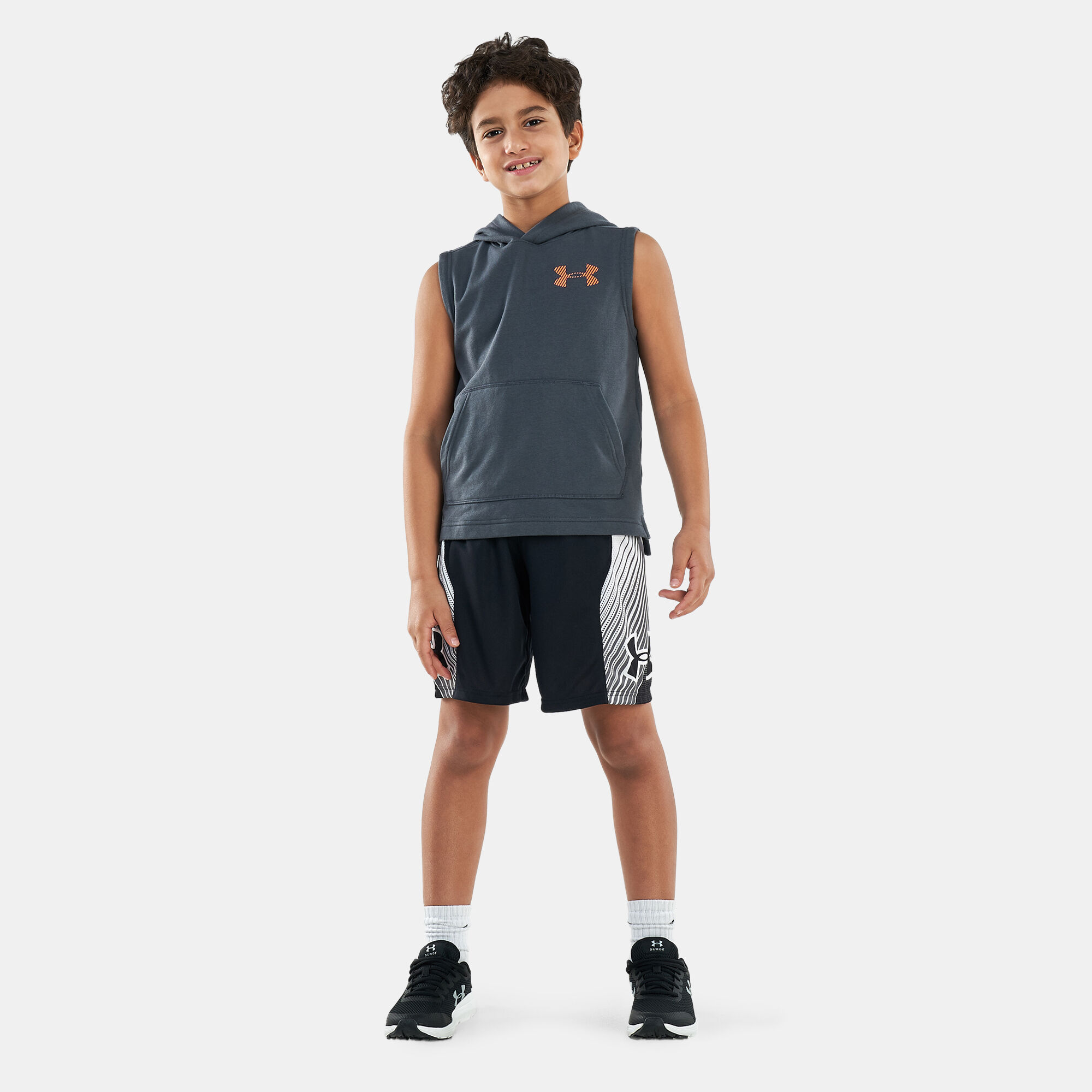 Under armour boys sleeveless outlet