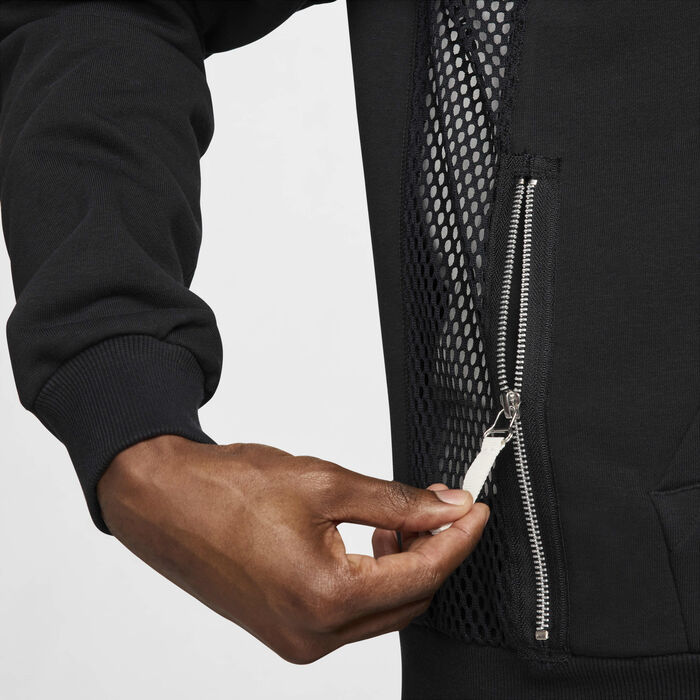 Nike Men's Kevin Durant Dri-FIT Standard Issue Basketball Hoodie Black image number 5