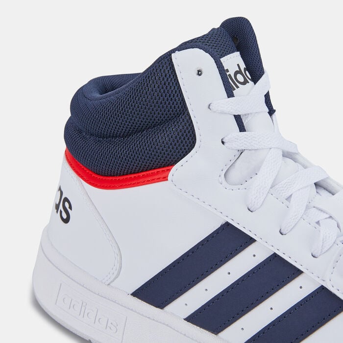 adidas Men's Hoops 3.0 Mid Classic Vintage Shoe White image number 5