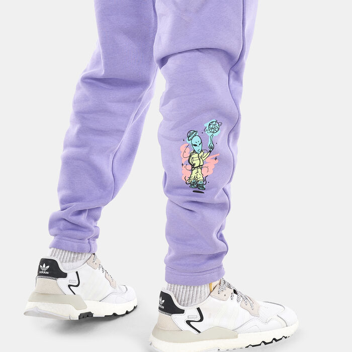 adidas Originals Men's Stoked Ali Pants Purple image number 3