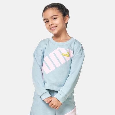 PUMA Kids' Power Sweatshirt Blue PUMA Kids' Power Sweatshirt Blue