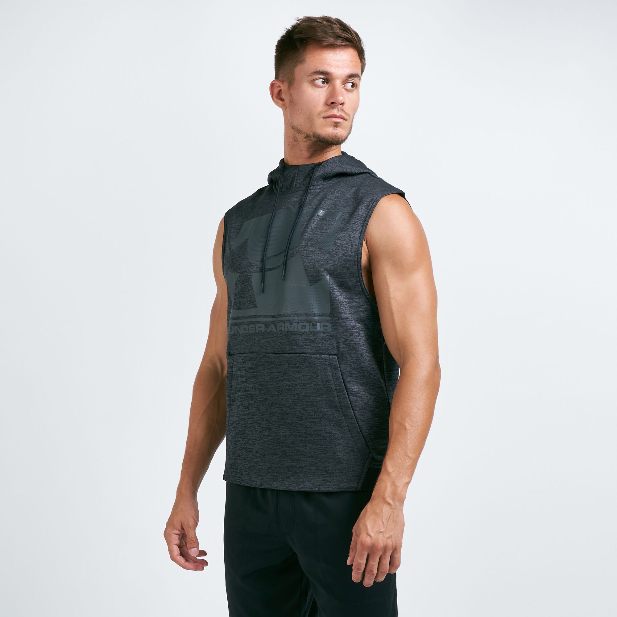 Buy Under Armour Men s Armour Fleece Graphic Sleeveless Hoodie