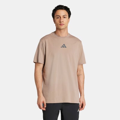 adidas Men's Camo Training Graphic T-Shirt Brown adidas Men's Camo Training Graphic T-Shirt Brown