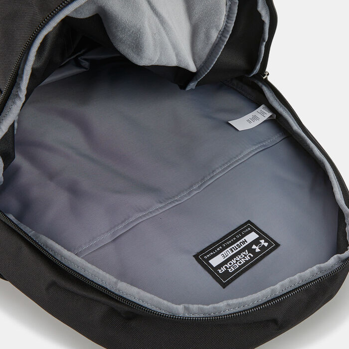 Under Armour Hustle Lite Backpack Black Under Armour Hustle Lite Backpack Black image number 3