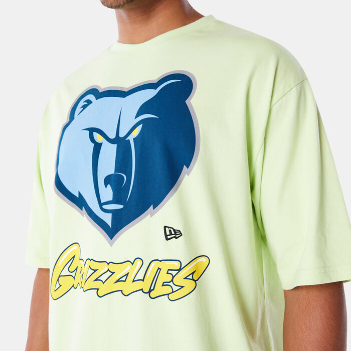 New Era Men's NBA Memphis Grizzlies Wordmark T-Shirt Green New Era Men's NBA Memphis Grizzlies Wordmark T-Shirt Green image number 2