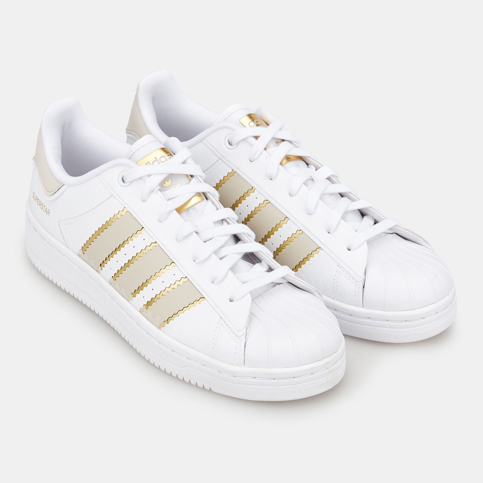 Womens superstar adidas gold clearance