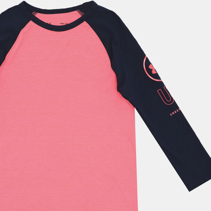Under Armour Kids' MVP T-Shirt Pink Under Armour Kids' MVP T-Shirt Pink image number 2