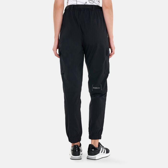 adidas Women's Cargo Pants Black adidas Women's Cargo Pants Black image number 1
