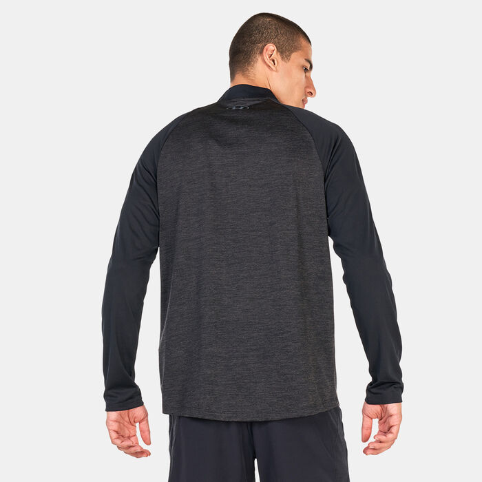 Under Armour Men's UA Tech 2.0 Novelty 1/4 Zip Sweatshirt Black Under Armour Men's UA Tech 2.0 Novelty 1/4 Zip Sweatshirt Black image number 1