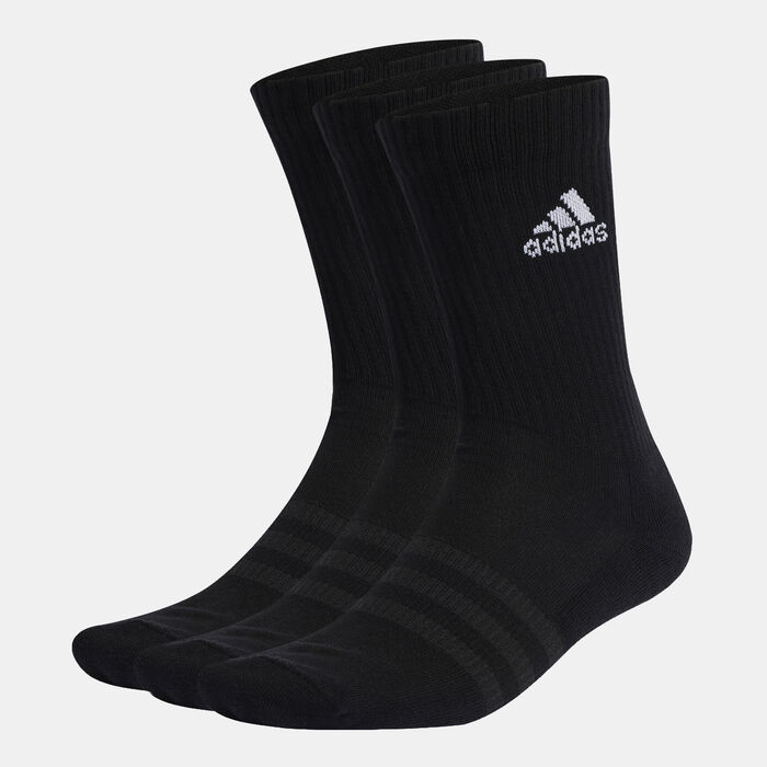 adidas Men's Cushioned Crew Socks (3 Pack) Multi-Color image number 0