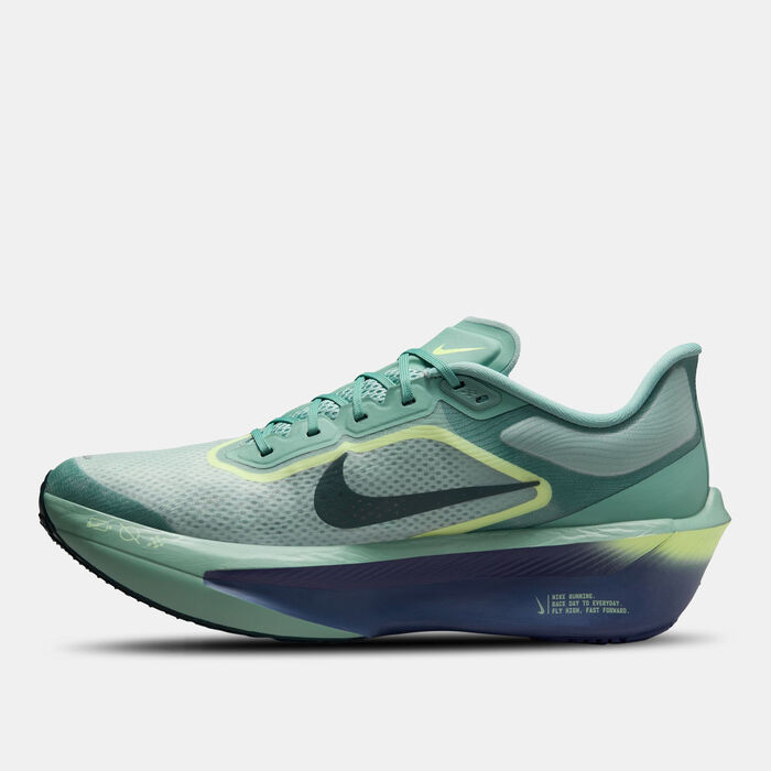 Nike Men's Zoom Fly 6 Road Running Shoes Green Nike Men's Zoom Fly 6 Road Running Shoes Green image number 2