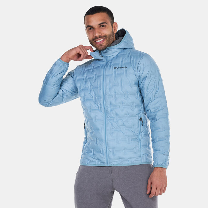 Columbia Men's Delta Ridge™ Down Hooded Jacket Blue Columbia Men's Delta Ridge™ Down Hooded Jacket Blue image number 1