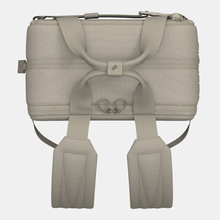Under Armour Project Rock Box Duffle Backpack Beige Under Armour Project Rock Box Duffle Backpack Beige image number 3