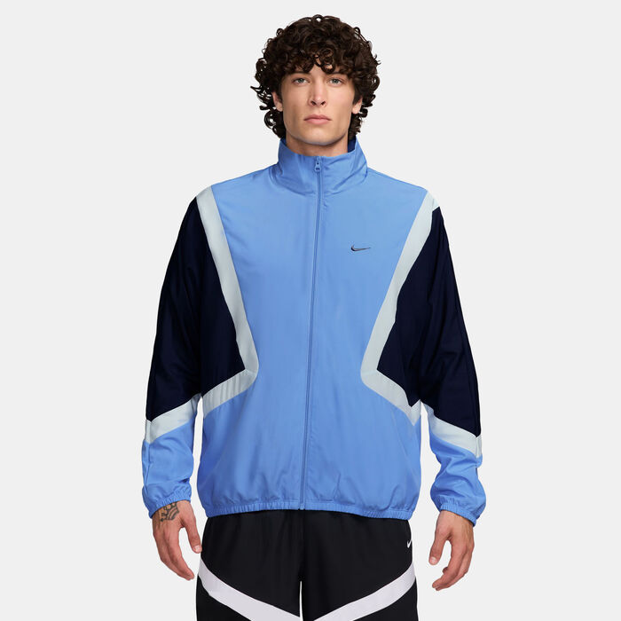 Nike Men's Icon Woven Basketball Jacket Blue Nike Men's Icon Woven Basketball Jacket Blue image number 0