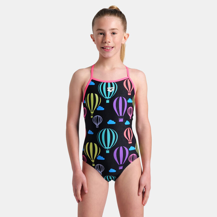 Arena Kids' Balloons One-Piece Swimsuit Black image number 0
