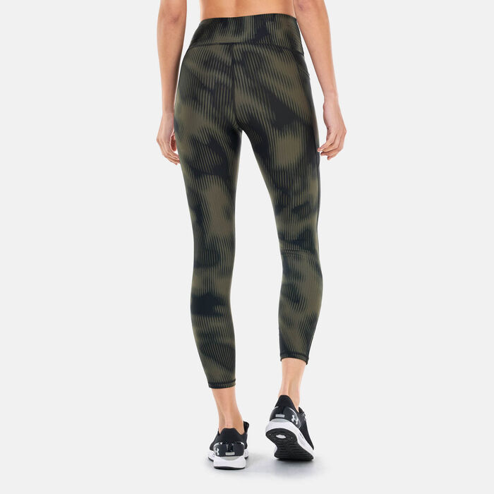 Buy Under Armour Women's HeatGear® Printed Training Leggings Green
