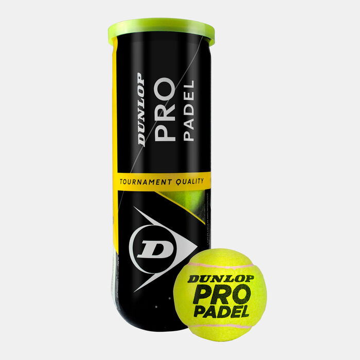 Dunlop Pro Padel Balls Tube (3 Balls) Multi-Color Dunlop Pro Padel Balls Tube (3 Balls) Multi-Color image number 0
