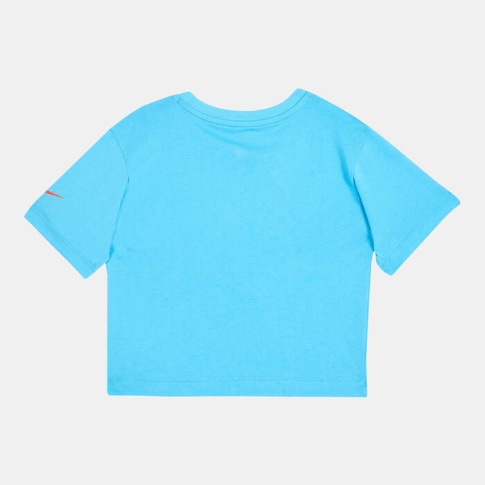 Nike Kids' Icon Boxy T-Shirt (Younger Kids) Blue Nike Kids' Icon Boxy T-Shirt (Younger Kids) Blue image number 1