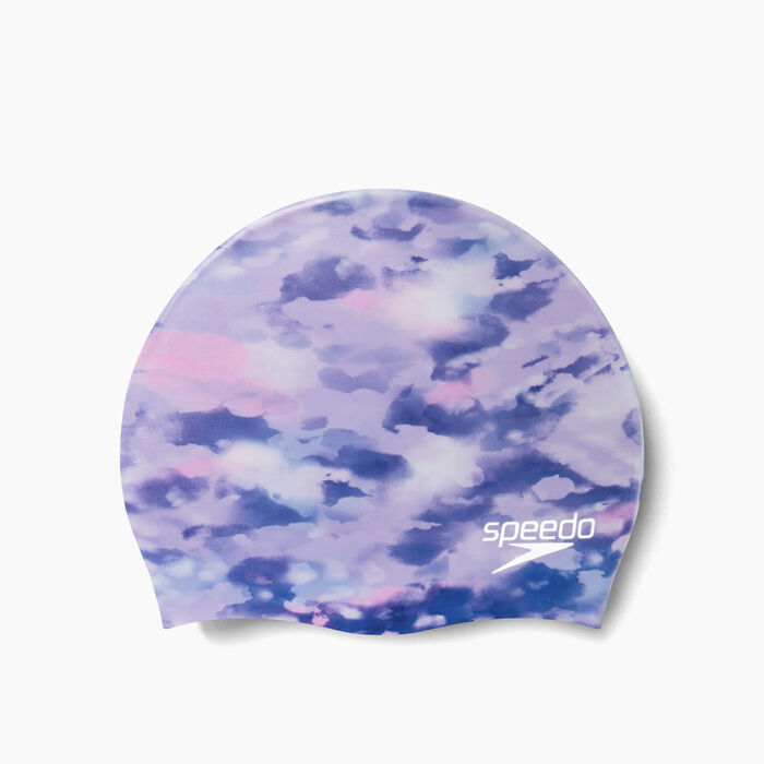 Speedo Kids' Digital Printed Swimming Cap Multi-Color Speedo Kids' Digital Printed Swimming Cap Multi-Color image number 0
