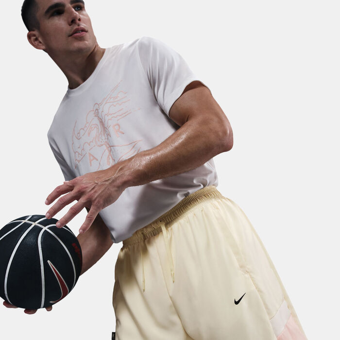 Nike Men's Icon Dri-FIT Basketball Pants Ivory Nike Men's Icon Dri-FIT Basketball Pants Ivory image number 3