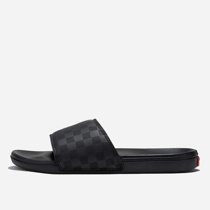 Vans Men's MTE Checkerboard La Costa Slides Black Vans Men's MTE Checkerboard La Costa Slides Black image number 2