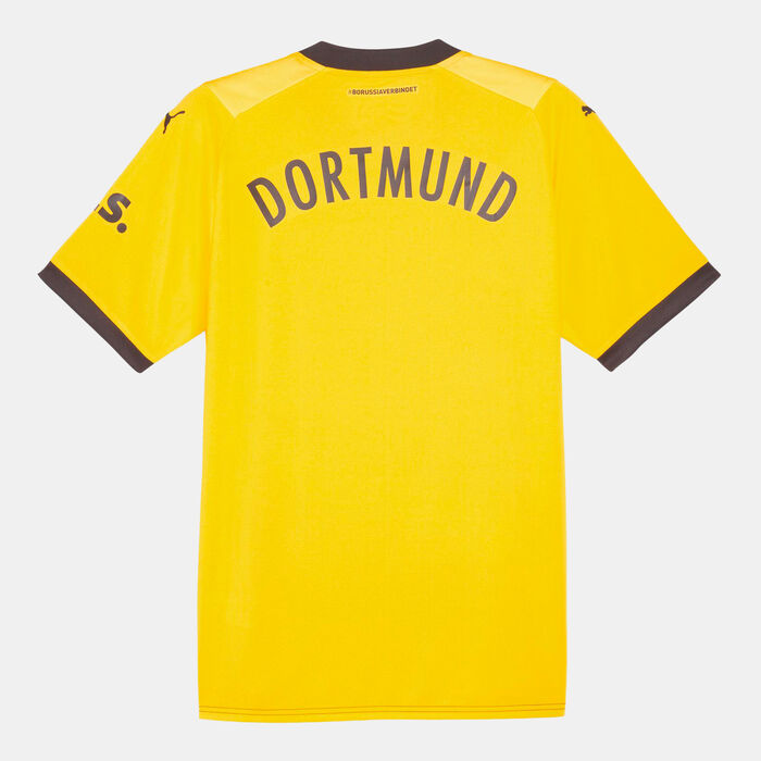 PUMA Men's Borussia Dortmund Jersey Replica Home Jersey - 2023/24 yellow image number 1