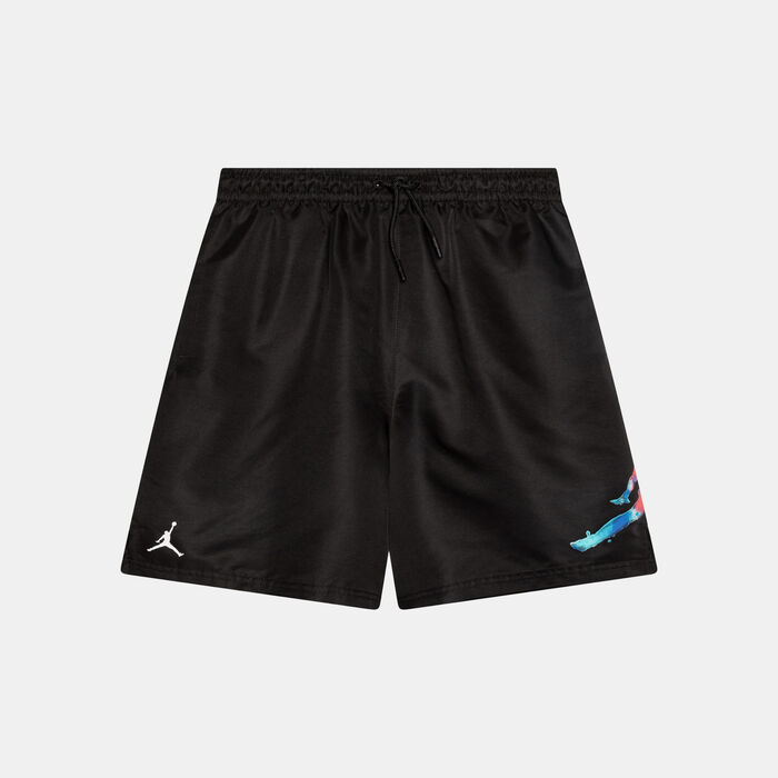 Nike Kids' Poolside Jumpman Shorts Black Nike Kids' Poolside Jumpman Shorts Black image number 0