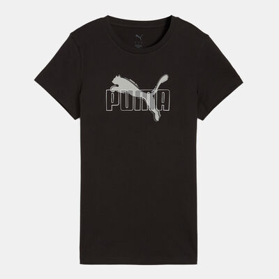 PUMA Women's ESS Logo Lab T-Shirt Black
