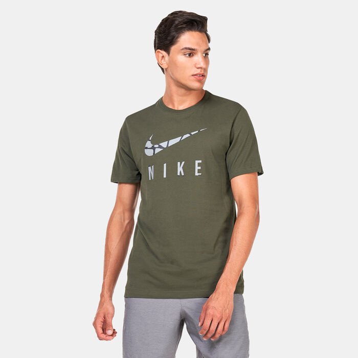Nike Men's Dri-FIT Run Division T-Shirt Green image number 0