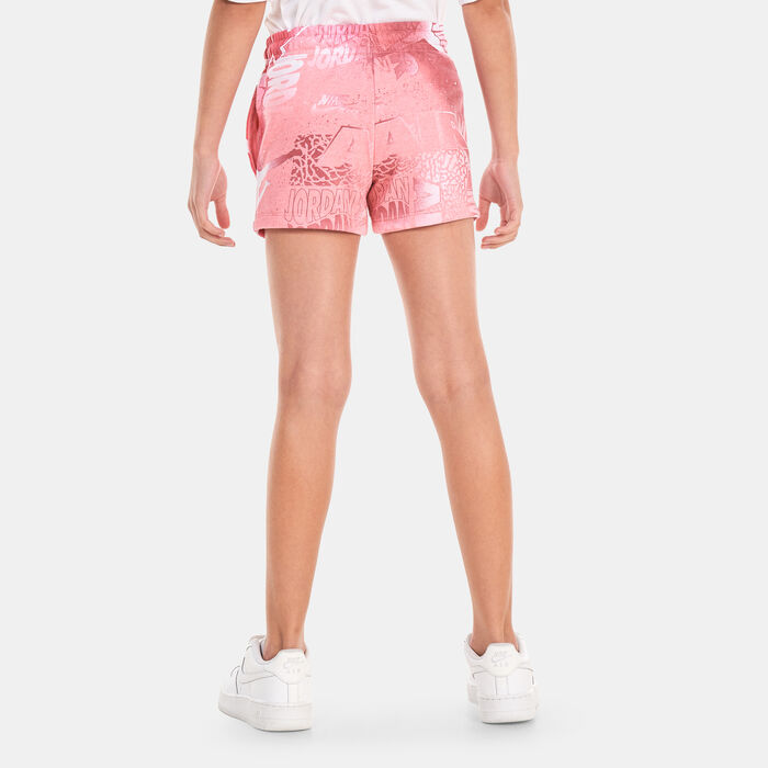 Nike Kids' Essentials New Wave Allover Print Shorts Green Nike Kids' Essentials New Wave Allover Print Shorts Green image number 1