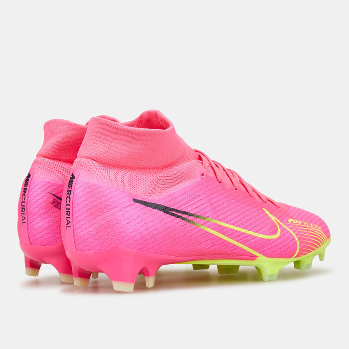 Nike Men's Zoom Mercurial Superfly 9 Pro Firm-Ground Shoe Pink image number 3