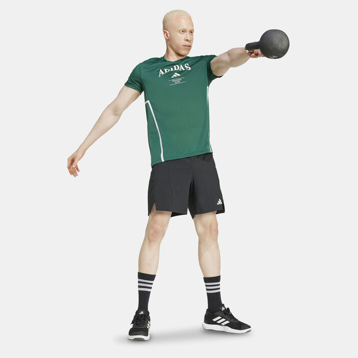 adidas Men's D4T Legacy Training T-Shirt Green adidas Men's D4T Legacy Training T-Shirt Green image number 2